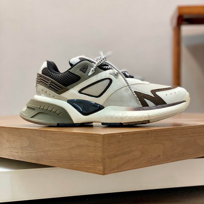Amiri MA Runner Sneaker – White / Brown / Black