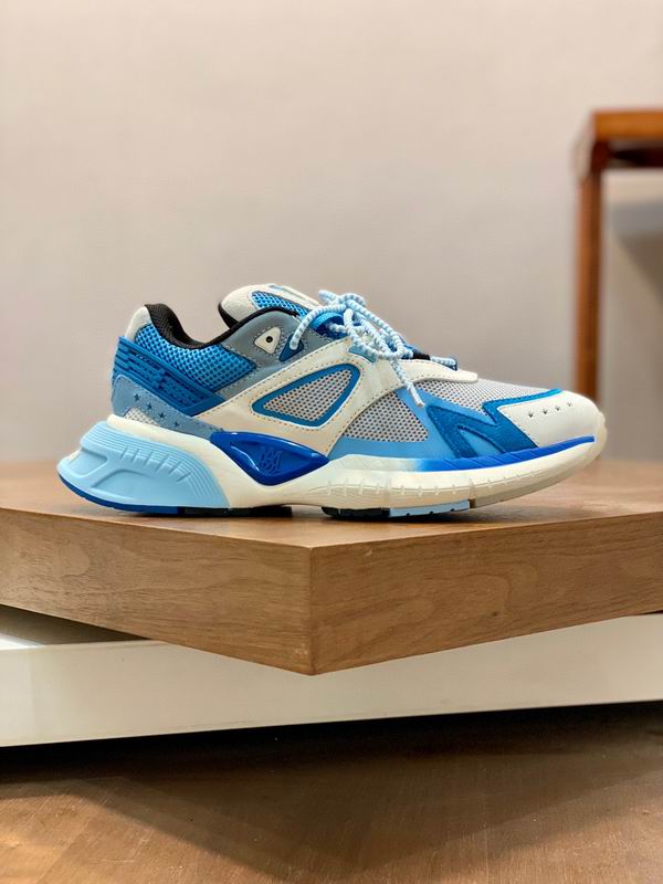 Amiri MA Runner Sneaker – White / Blue / Light Blue