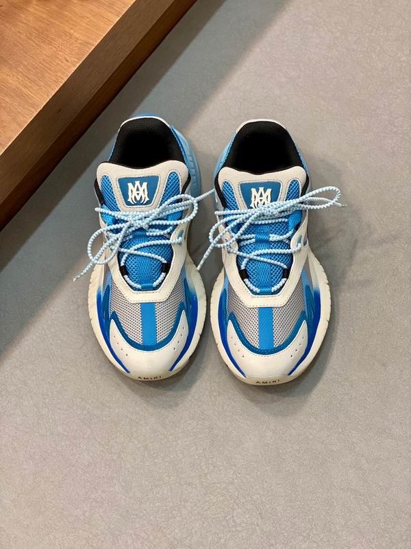 Amiri MA Runner Sneaker – White / Blue / Light Blue