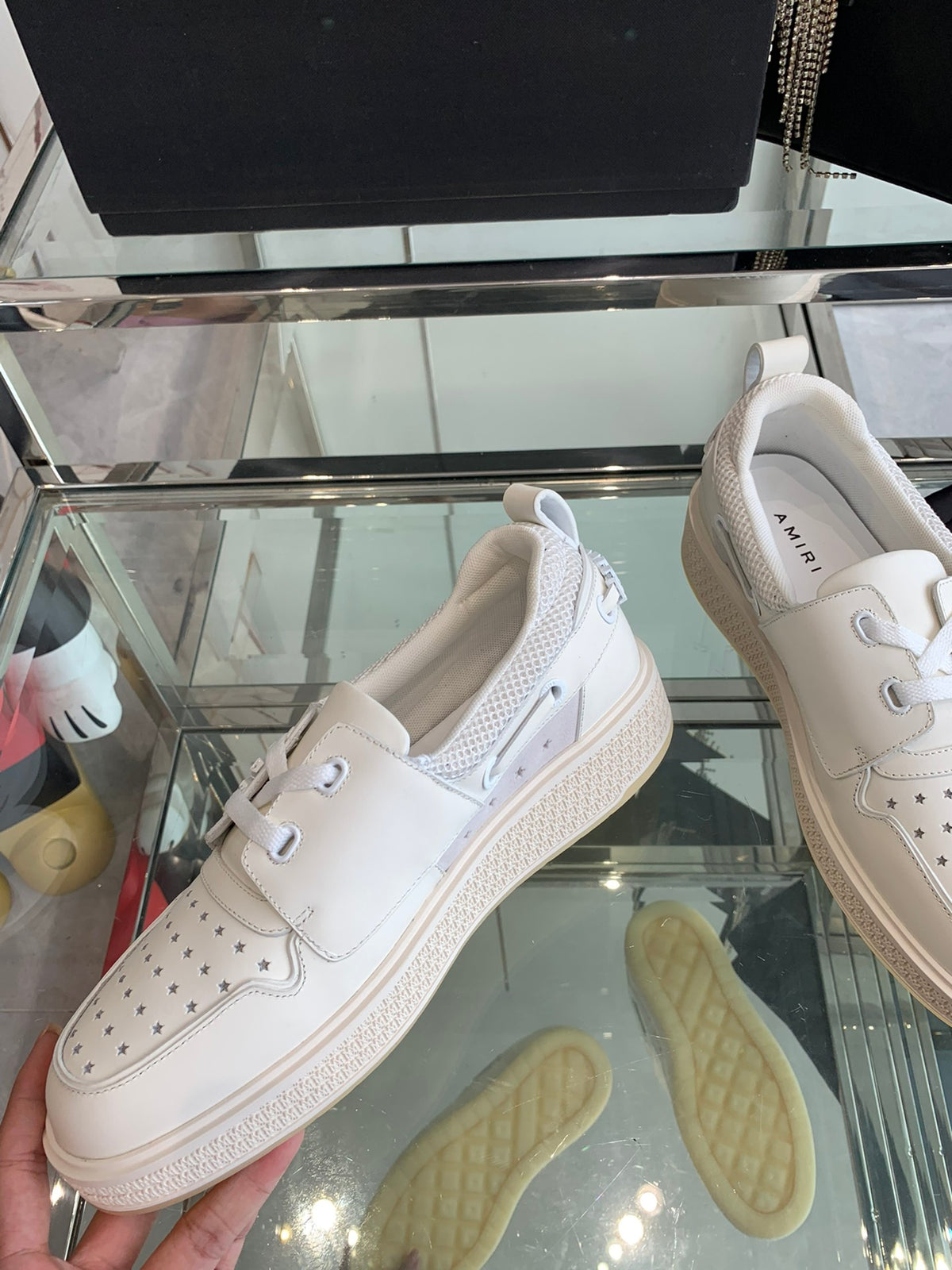 Amiri Star Deck Loafer – Triple White
