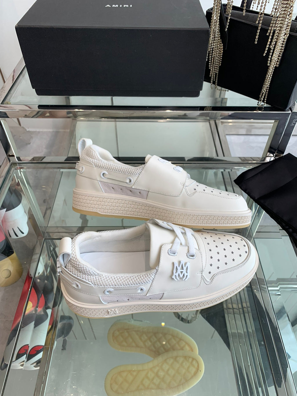 Amiri Star Deck Loafer – Triple White