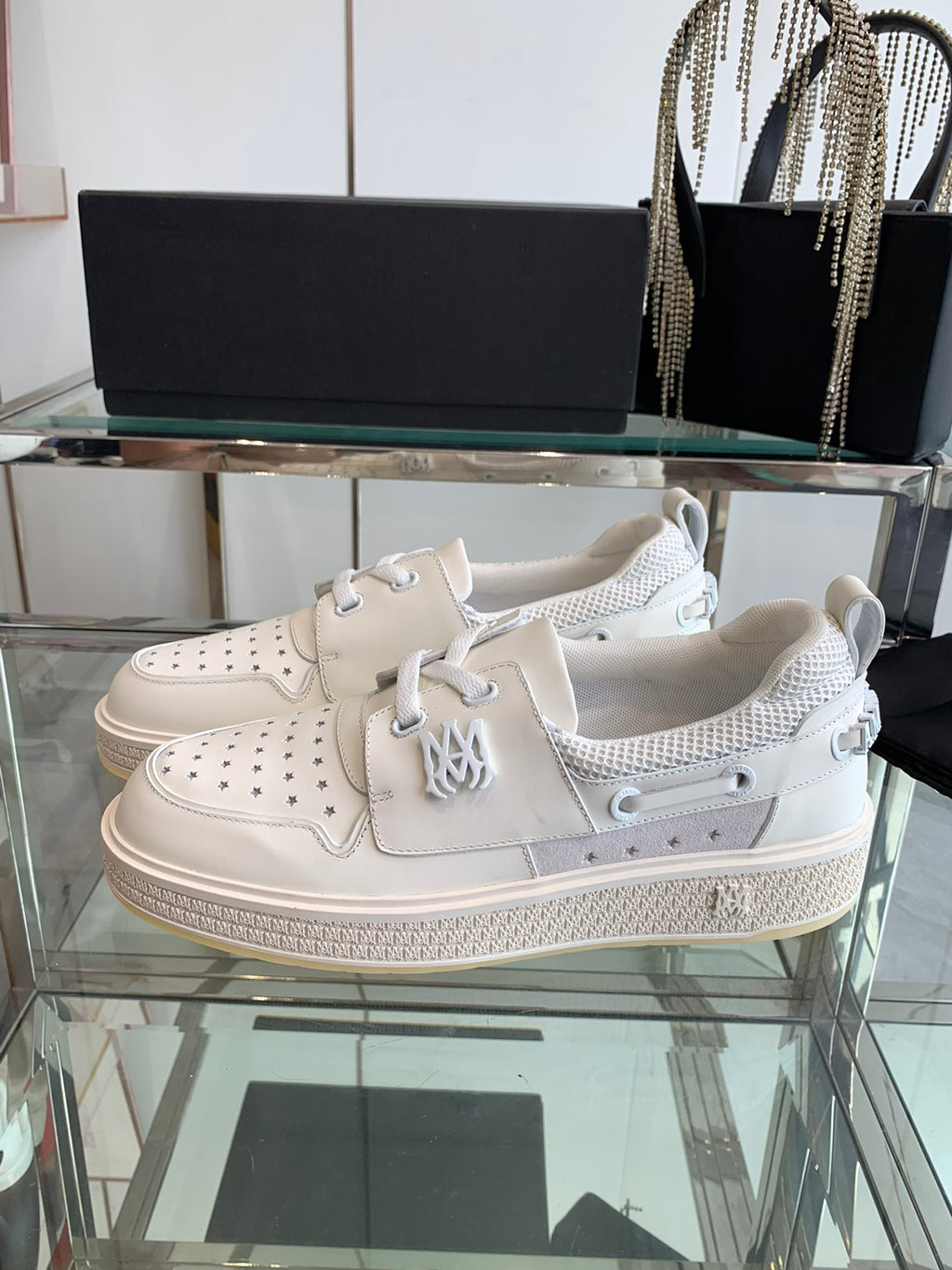 Amiri Star Deck Loafer – Triple White