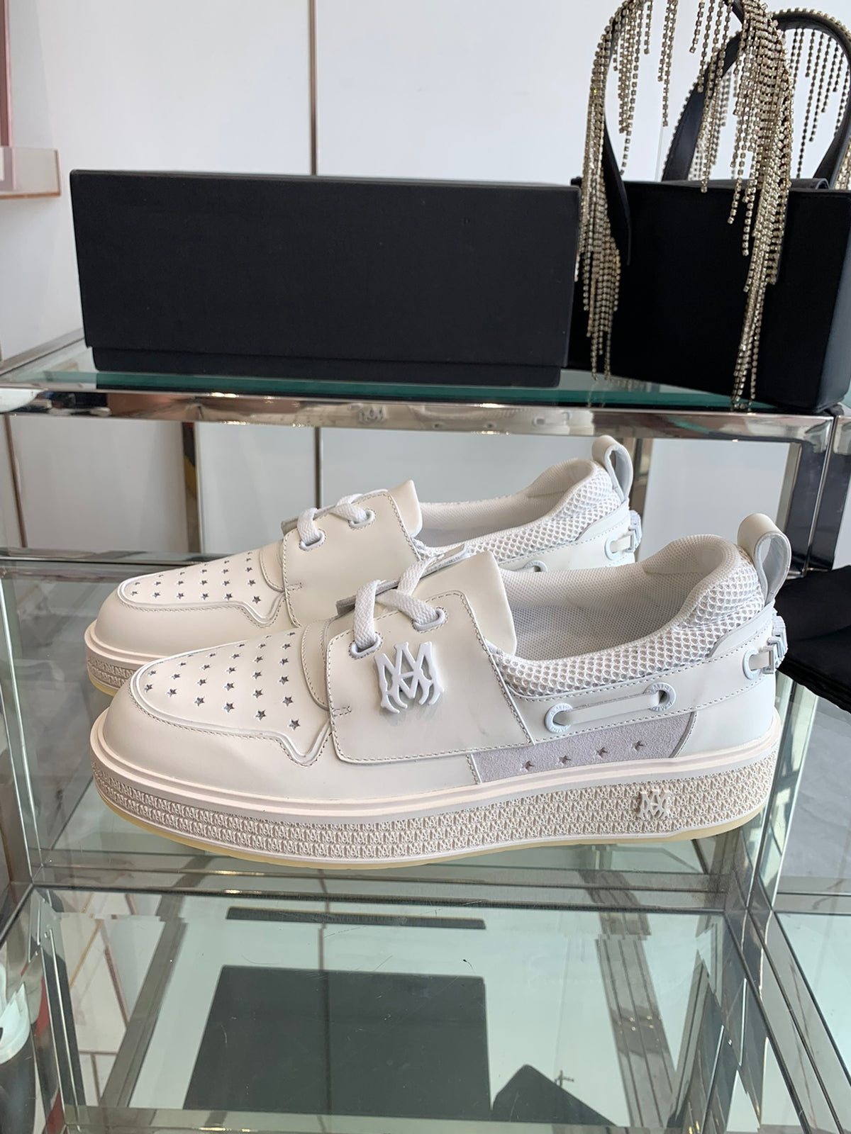 Amiri Star Deck Loafer – Triple White