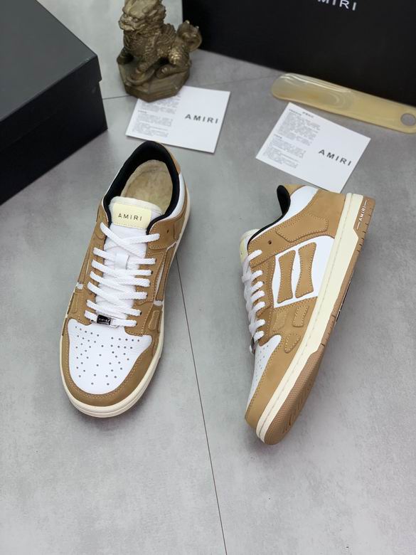 Amiri MA-1 Low Sneaker – White / Tan