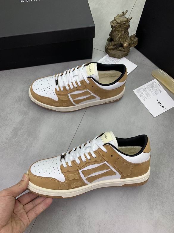 Amiri MA-1 Low Sneaker – White / Tan