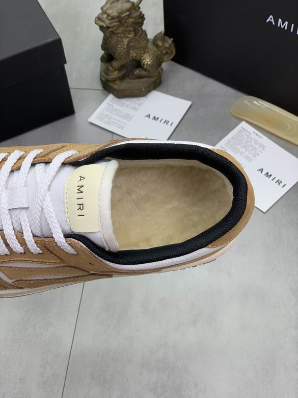 Amiri MA-1 Low Sneaker – White / Tan