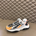 Amiri Bone Runner Low-Top Sneaker – Orange / Grey / Black