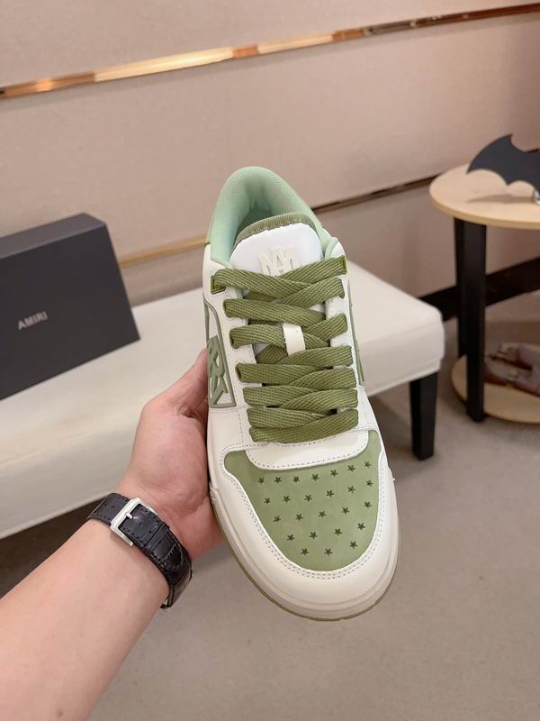 Amiri Classic Low Sneaker – White / Olive Green