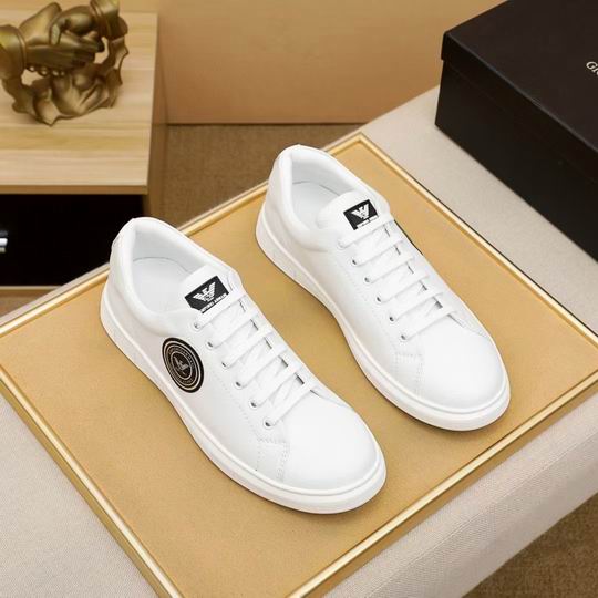 Emporio Armani Action Leather Sneaker – Triple White