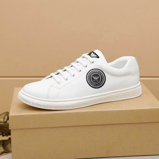 Emporio Armani Action Leather Sneaker – Triple White