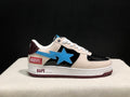 BAPE STA × Marvel Low-Top Sneaker – Cream / Black / Blue
