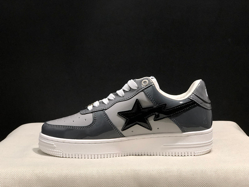 BAPE STA Low-Top Sneaker – Grey / Black