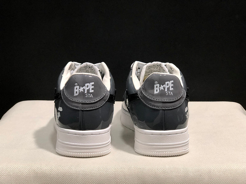 BAPE STA Low-Top Sneaker – Grey / Black