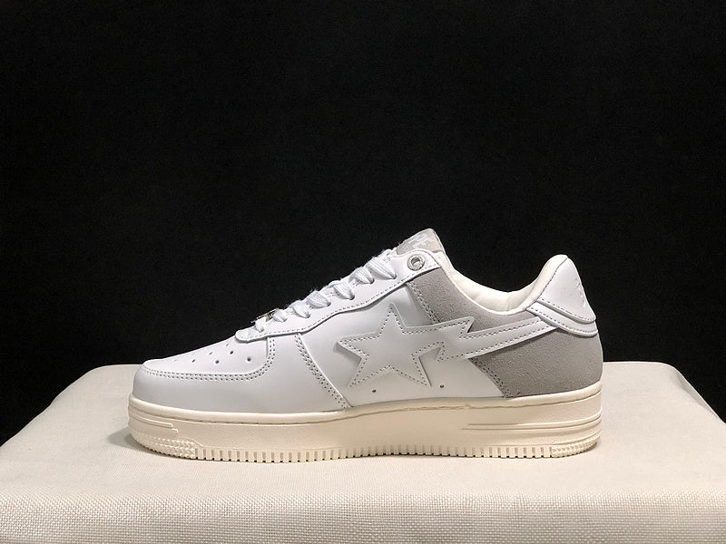 BAPE STA Low-Top Sneaker – Triple White