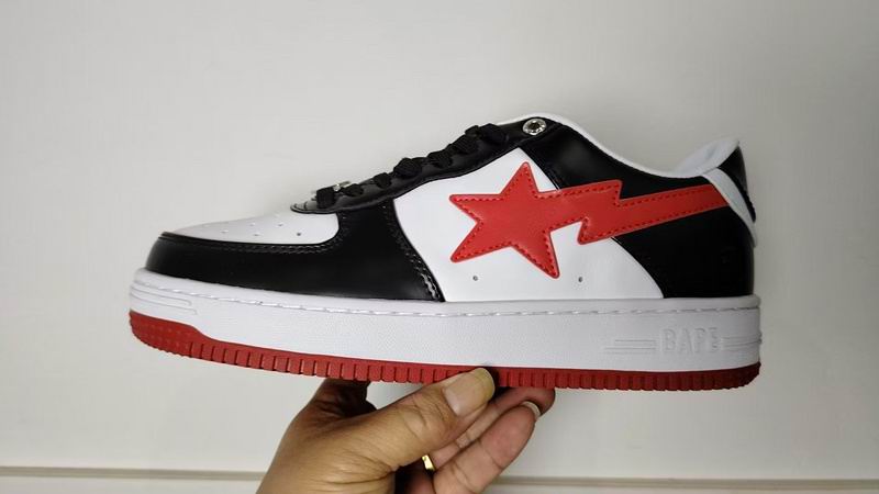 BAPE STA Low 'Multi-Style' Vol. 3 | Patchwork, Black/Red & Red/Blue Patent | EU 36–40