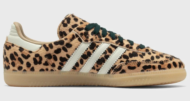 Adidas Women's Samba OG Sneaker – Leopard Magic Beige