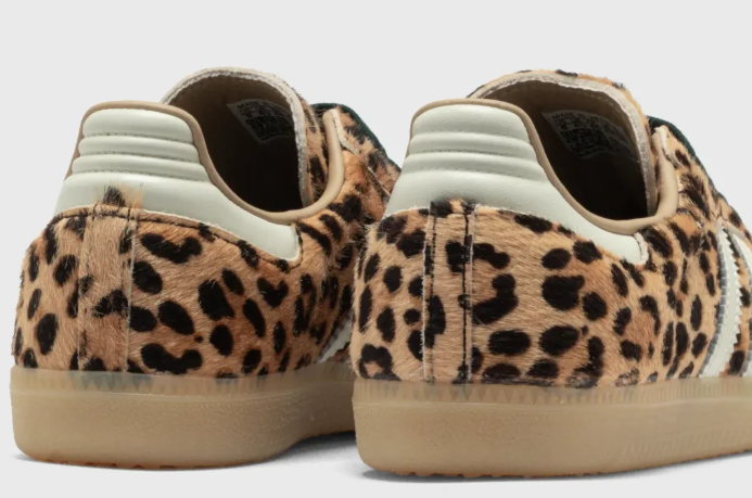 Adidas Women's Samba OG Sneaker – Leopard Magic Beige