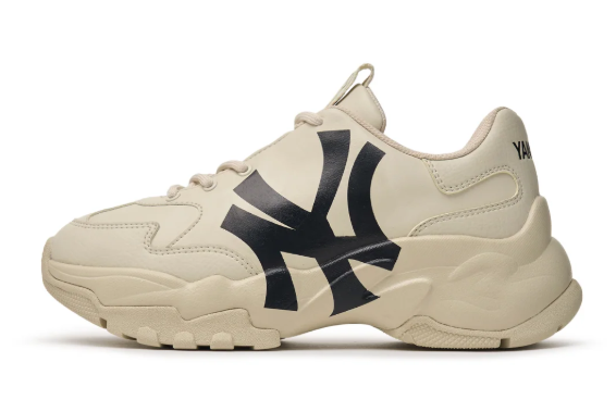 MLB Big Ball Chunky New York Yankees Sneaker – Beige