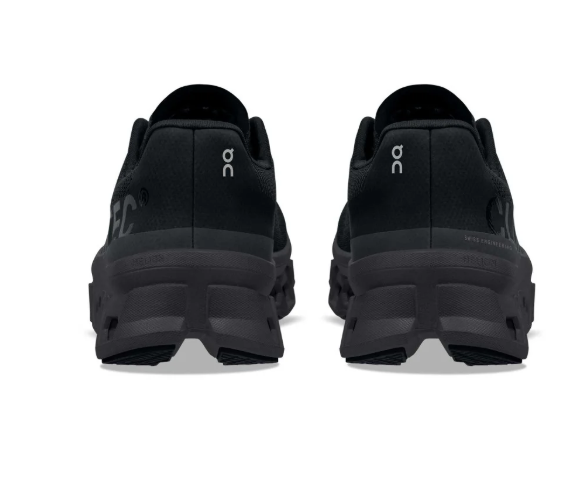 On Women's Cloudmonster Running Shoe – Black/Magnet