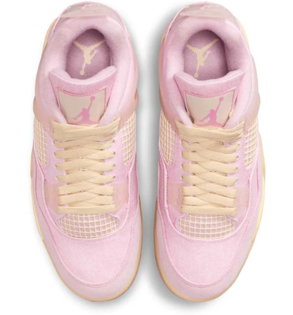 Air Jordan 4 Retro WMNS 'Pearl Pink / Iced Carmine' – AQ9129-601