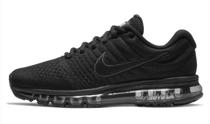 Nike Air Max 2017 'Triple Black' – 849559-004