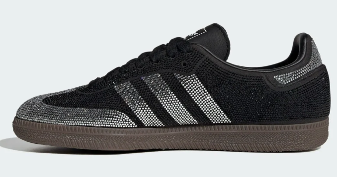 Adidas Samba OG WMNS - Rhinestone Black/Silver (IH9052)